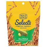 4x Rold Gold Selects Dill Pickle Pretzel Twist 4oz