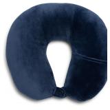 Brookstone Microbead Neck Pillow Navy Blue