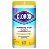 Clorox Wipes Disinfecting, Lemon Fresh, 75 Ct