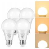 4pk TOBUSA 3 Way LED Light Bulbs
