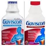 2pk Gaviscon Regular & Extra Strength 600ml