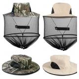 2pk NC unisex-adult Bucket Mosquito Head Net L