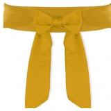 Lusofie 2M Double-Sided Satin Belt Gold