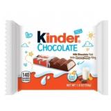 6x KINDER MILK CHOCOLATE CREAM FILLED 1.8 OZ BAR