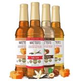 4pk Matteo's Barista Style Syrup, 25.4oz