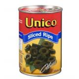 3x Unico Sliced Ripe Olives 375 mL