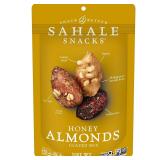 2x Sahale Snacks Glazed Mix, Honey Almonds, 4 Oz