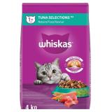 WHISKAS Adult Dry Cat Food, 4kg