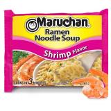 7x Maruchan Ramen Shrimp Flavor Noodle Soup 3 oz