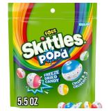 2x SKITTLES POP'd Sour Freeze Dried Candy, 5.5oz