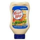 3x Kraft Mayo Squeezable Bottle Miracle Whip 650mL