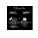 $182 VIVOSUN Z6 6 Inch Inline Duct Fan, 440