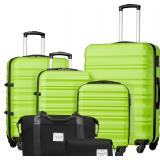 New $225 LONG VACATION Luggage Sets 4 Piece...