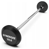 OPENED $90 Synergee Fixed Barbell Pre Weighted...
