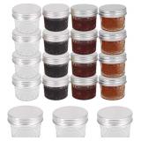 New $33 3.3 oz Set of 24 Diamond Mason Jars...