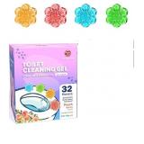 NEW 32PK Flower Toilet Bowl Cleaner Gel Stamp