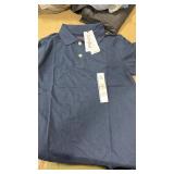 NEW (Kids 12/14, Large) Boys Navy Polo Shirt