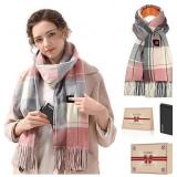 NEW $48 Women's Heated Scarf w/13hr Battery Life