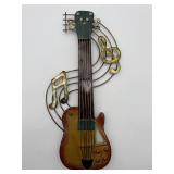 Decorative Metal Guitar Wall Art (18')