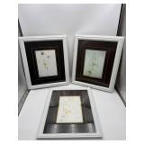 $450 Abraham Shalaby Framed Art Prints Set (3pcs)