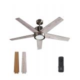 NEW $140 (52') Ceiling Fan Brushed Nickel