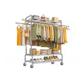 $170 Heavy Duty Clothing Rack with Wheels
