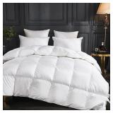 NEW $507 (Queen) Goose Feather Down Comforter