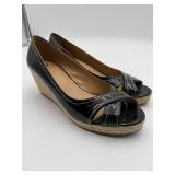Jessica Peep Toe Wedge Heels (Women's 10)