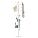 OPENED $73 Coat Rack Freestanding w/Round...