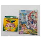 Disney Princess Coloring Book & Markers Set