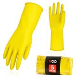 NEW $55 5PK (L) Reusable Dishwashing Gloves
