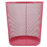 NEW $41 Mesh Trash Can Red