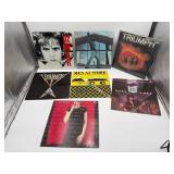 7 Vintage Rock & Pop Vinyl Records LP Lot