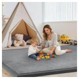 New $95 Baby Play Mat  59'X79' Soft Rug Mat for...