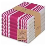SEALED $88 Urban Villa Set of 6 Kitchen Towels...