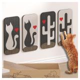 New $33 Megidok Cat Scratcher, 5 Pack Cat Wall...