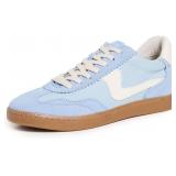 NEW $236 (9.5) Women's Blue Suede Sneakers