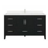 New $2276 Art Bathe Houston 60 in W x 22 in D...