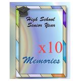 NEW $234 10PK High School Senior Year Memories