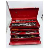 Beach Toolbox w/ Large Tool Lot