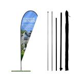 NEW $39 Anley Teardrop Feather Flagpole Set