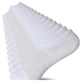 SEALED 8PK (OS) Low Cut Ankle Socks Non-Slip