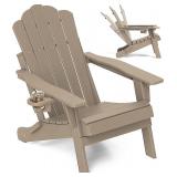 New $147 Adjustable Adirondack Chair, Folding...