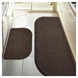 New $115 Washable Kitchen Rugs Set of 2 (24' x...