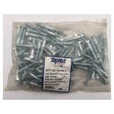 100 PCS 3/8'-16 x 2' Grade 5 Hex Bolts