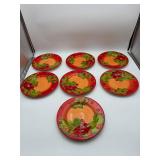 Gates Ware Floral Dinner Plates Set (7pcs)