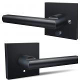 New $82 Matte Black Door Handle 5 Pack, Ohuhu...