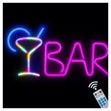 New $40 NEW Neon LED Signs Bar Letter Light Up...