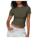 Used PrettyGuide Women's Crew Neck Short Sleeve...