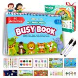 NEW Preschool Educational Busy Book w/Velcro